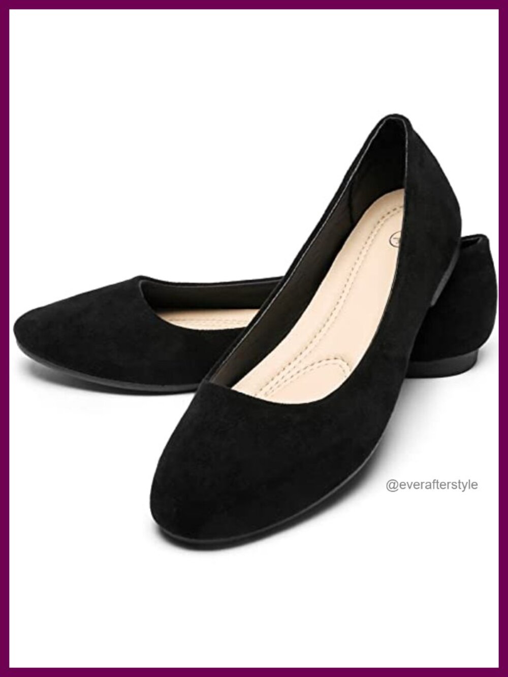 Women's Ballet Flats Slip-On Casual Dress Shoes Round Toe Lightweight